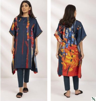 Cambric Cotton Printed Shirt