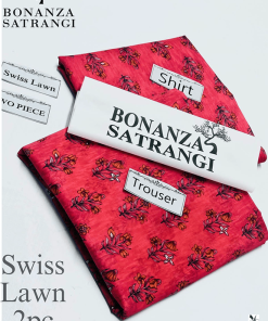 Swiss Summer Digital 2pc - BONANZA: Traditional Red and Black Fusion