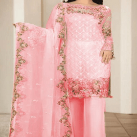 Ramsha Luxury pink suit