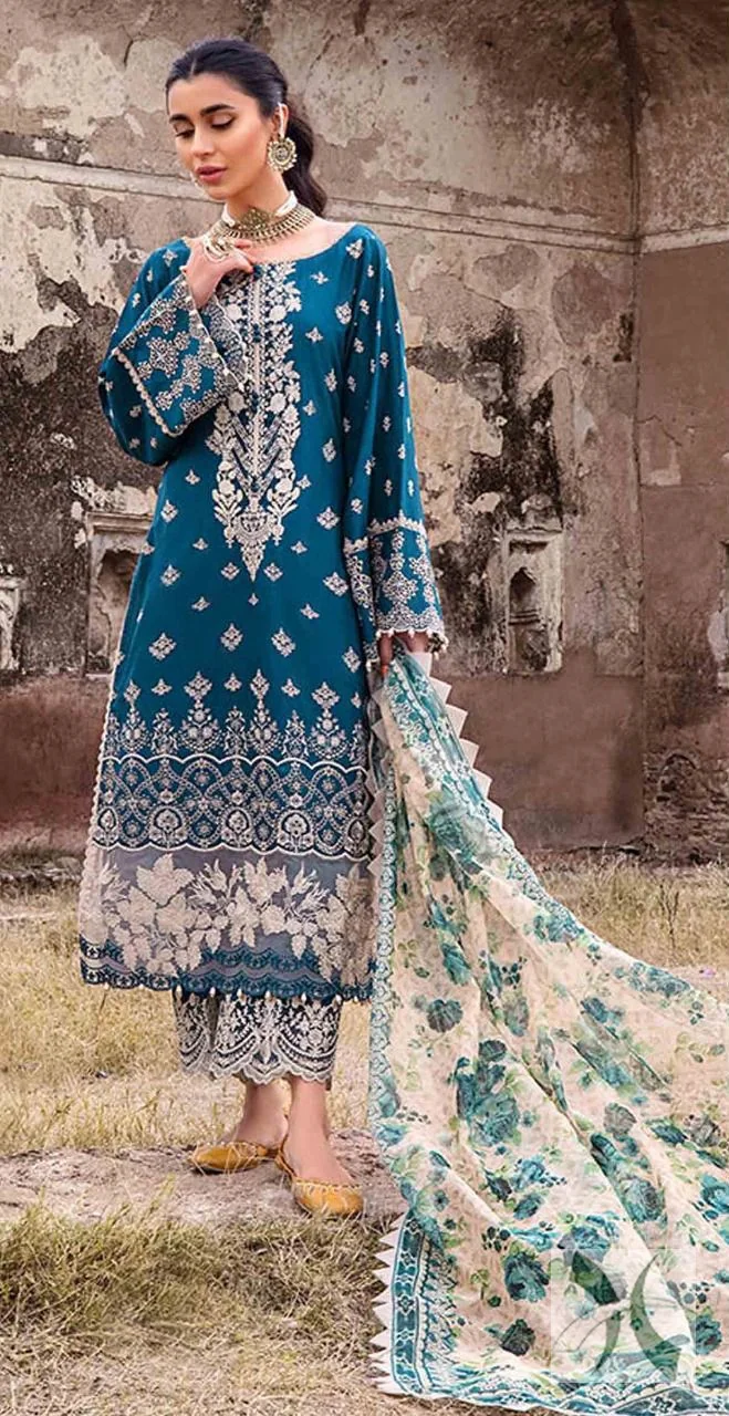 zainab-chottani-azal-silk_1.webp Zainab Chottani AZAL ZC1A 22 Cotton Silk Embroidered Suit Premium 3 Pcs - Image 1