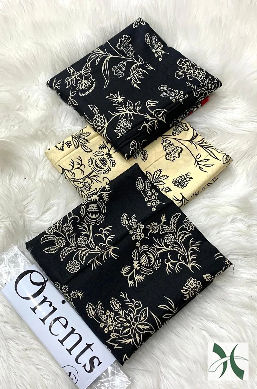 Orient Linen 3 Piece Collection Vol 1 - Design 03