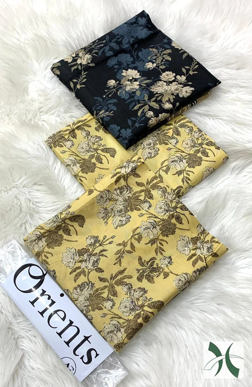 Orient Linen 3 Piece Collection Vol 1 - Design 04