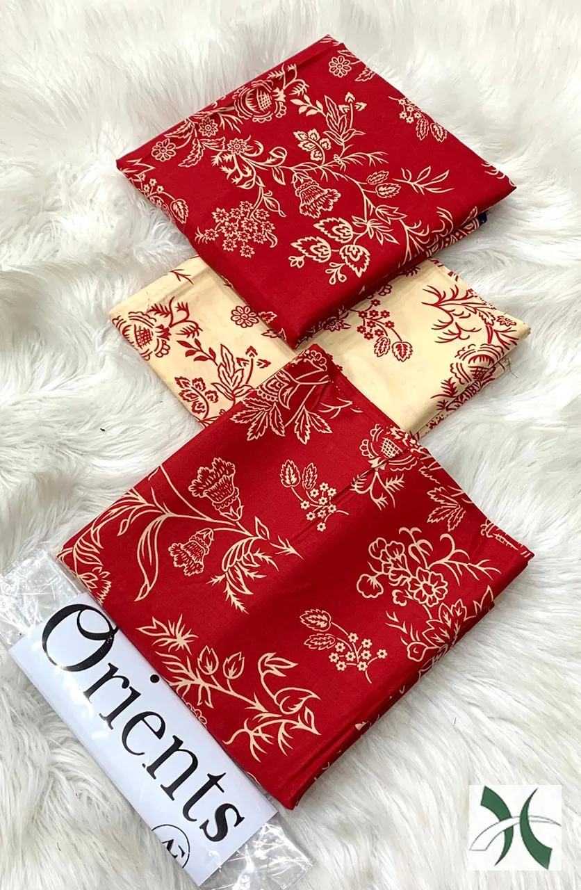 Orient Linen 3 Piece Collection Vol 1 - Design 05