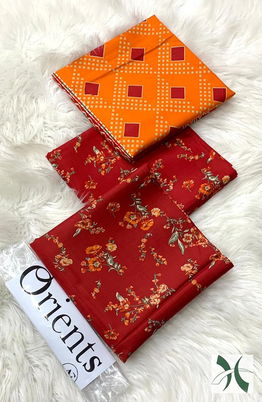 Orient Linen 3 Piece Collection Vol 1 - Design 07
